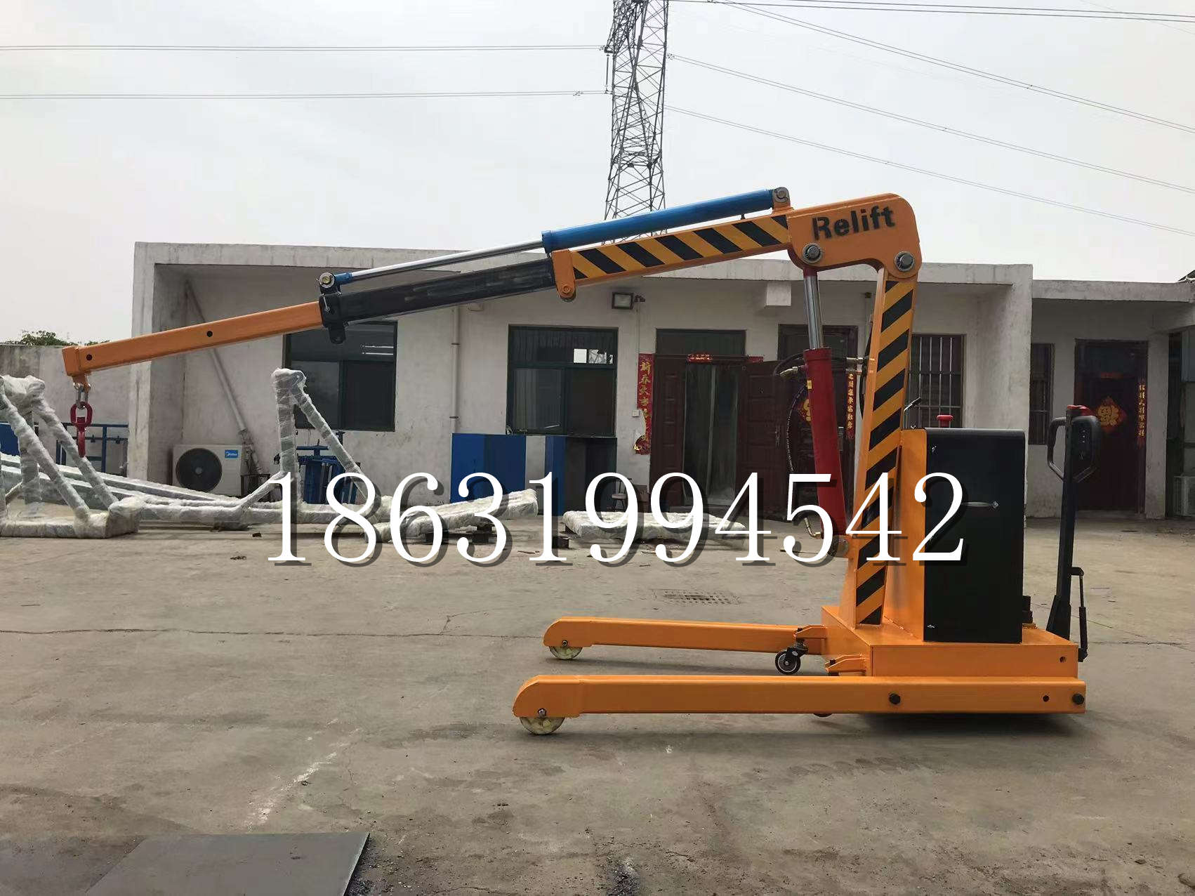 太和区久征定做3吨三轮随车吊 农用园林绿化移树吊 平板工程用小吊机